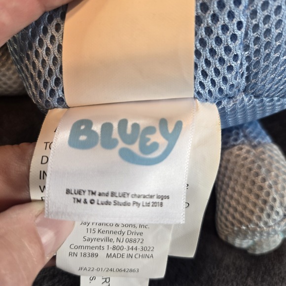 Bath Time Bluey 13" Bath Buddy Plush Quick‎ Dry Materiel - Picture 3 of 8